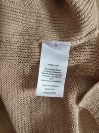 Neutral Linen Cardigan Sweater (3X)