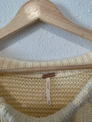 Free People Chunky Cable Knit Sweater (M)