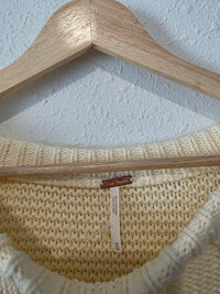 Free People Chunky Cable Knit Sweater (M)