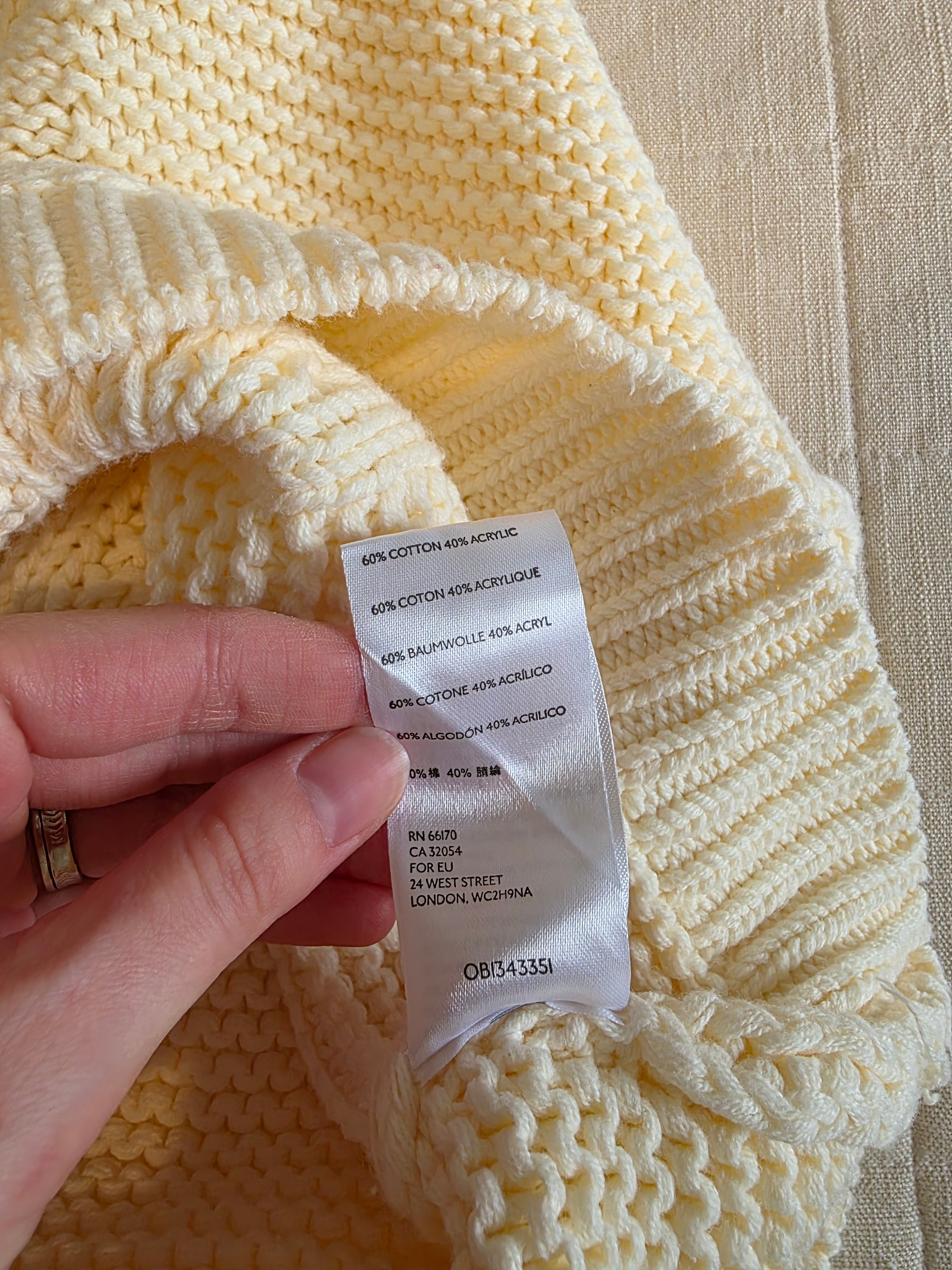 Free People Chunky Cable Knit Sweater (M)