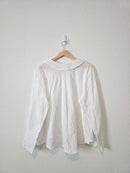 Flax Collared Cotton Blouse (M)