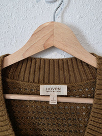 Haven Organic Cotton Cardigan (S)