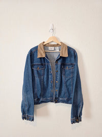 Vintage Cropped Denim Jacket (M/L)