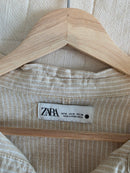 Zara Oversized Striped Button Up (M)