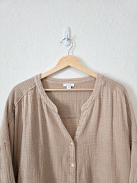 Cotton Gauze Button Up (3X)