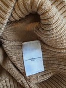 Lands End Camel Cotton Sweater (1X)