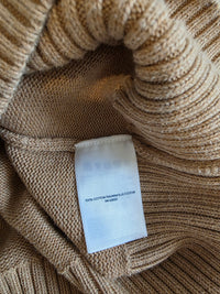 Lands End Camel Cotton Sweater (1X)