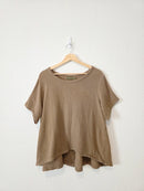 Honest Cotton Brown Gauze Tee (L/XL)