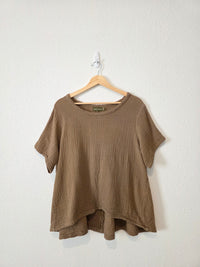 Honest Cotton Brown Gauze Tee (L/XL)