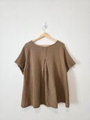 Honest Cotton Brown Gauze Tee (L/XL)