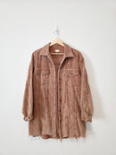 POL Distressed Corduroy Jacket (S)
