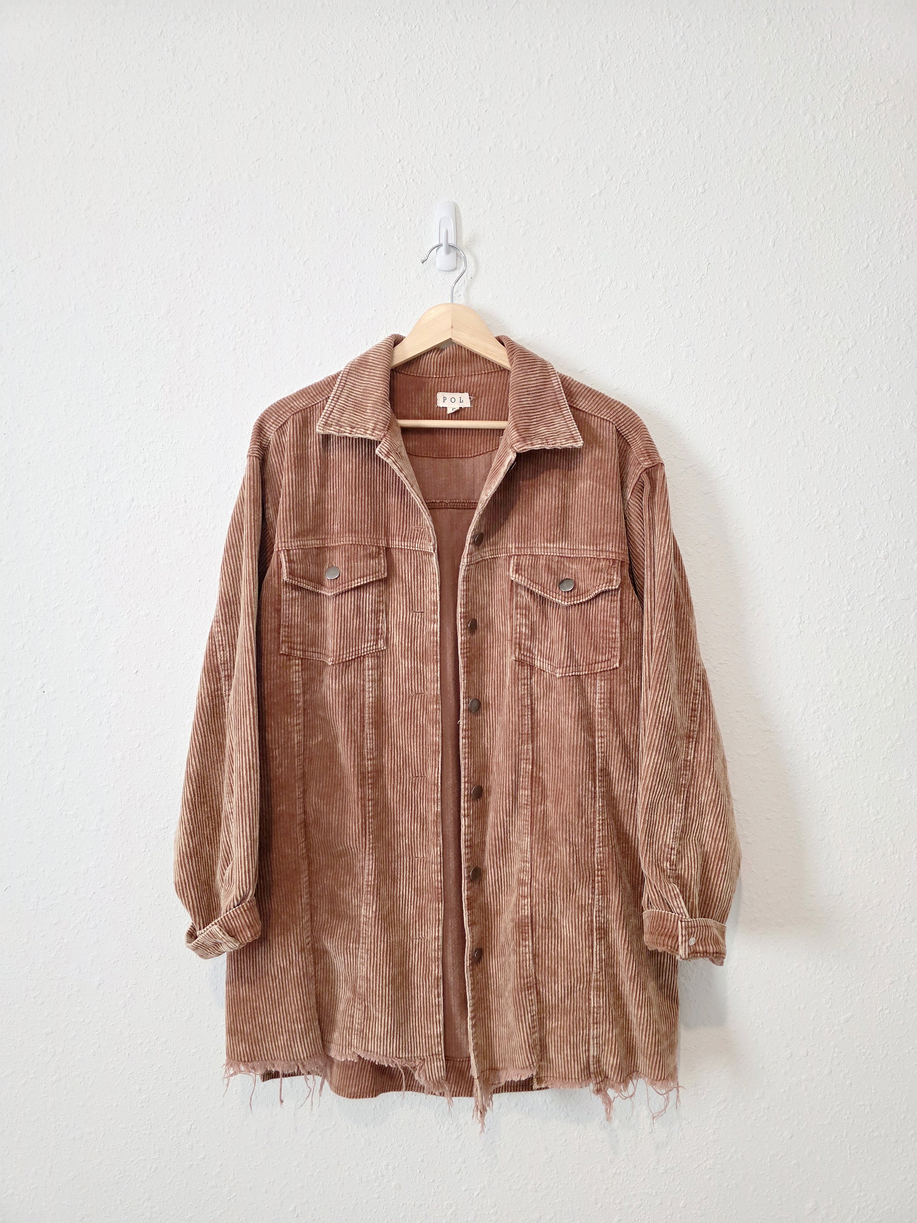 POL Distressed Corduroy Jacket (S)
