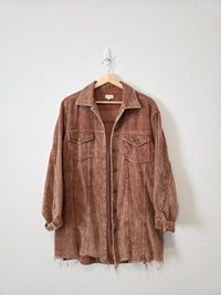 POL Distressed Corduroy Jacket (S)