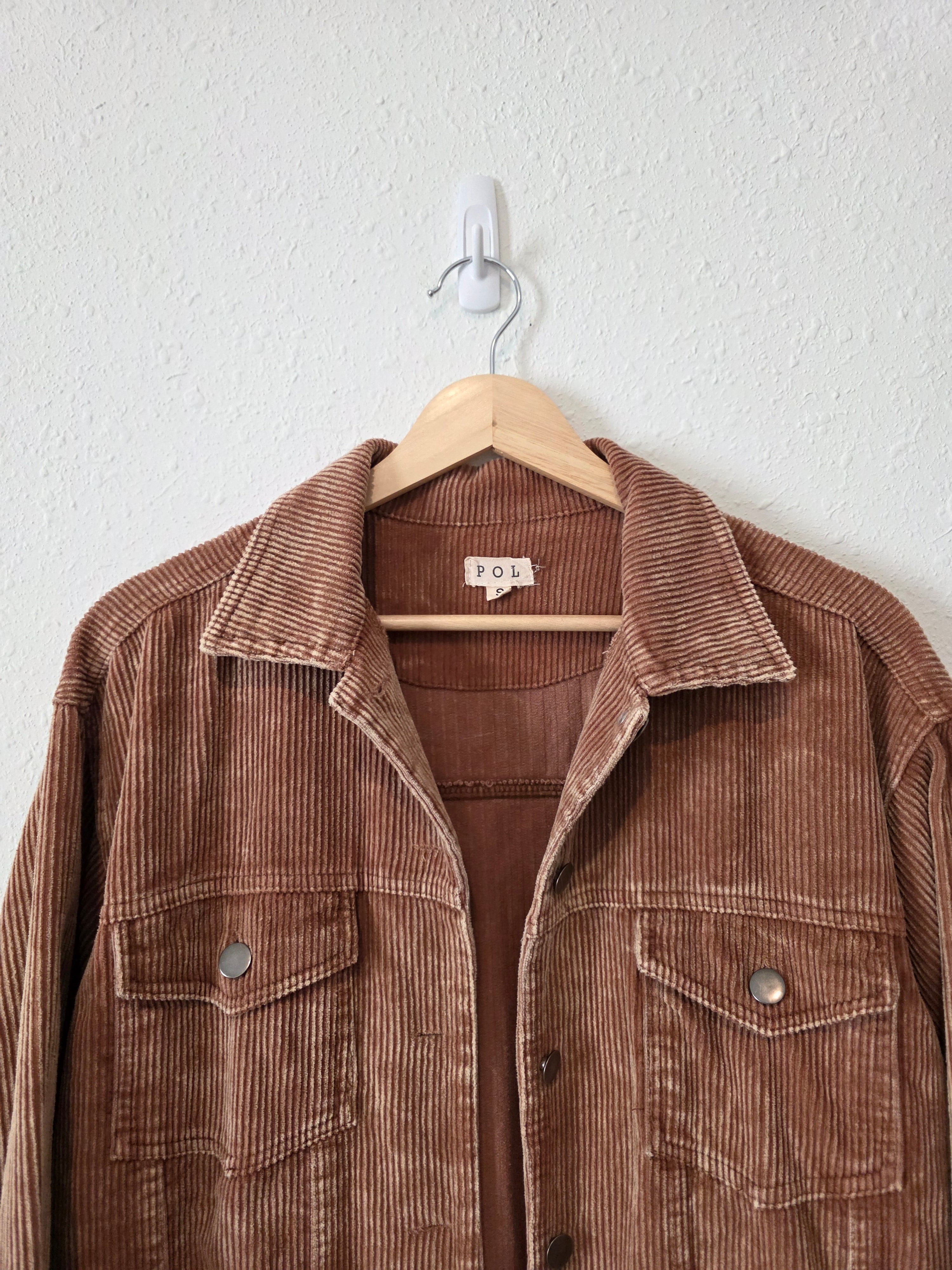 POL Distressed Corduroy Jacket (S)
