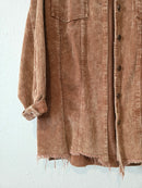 POL Distressed Corduroy Jacket (S)