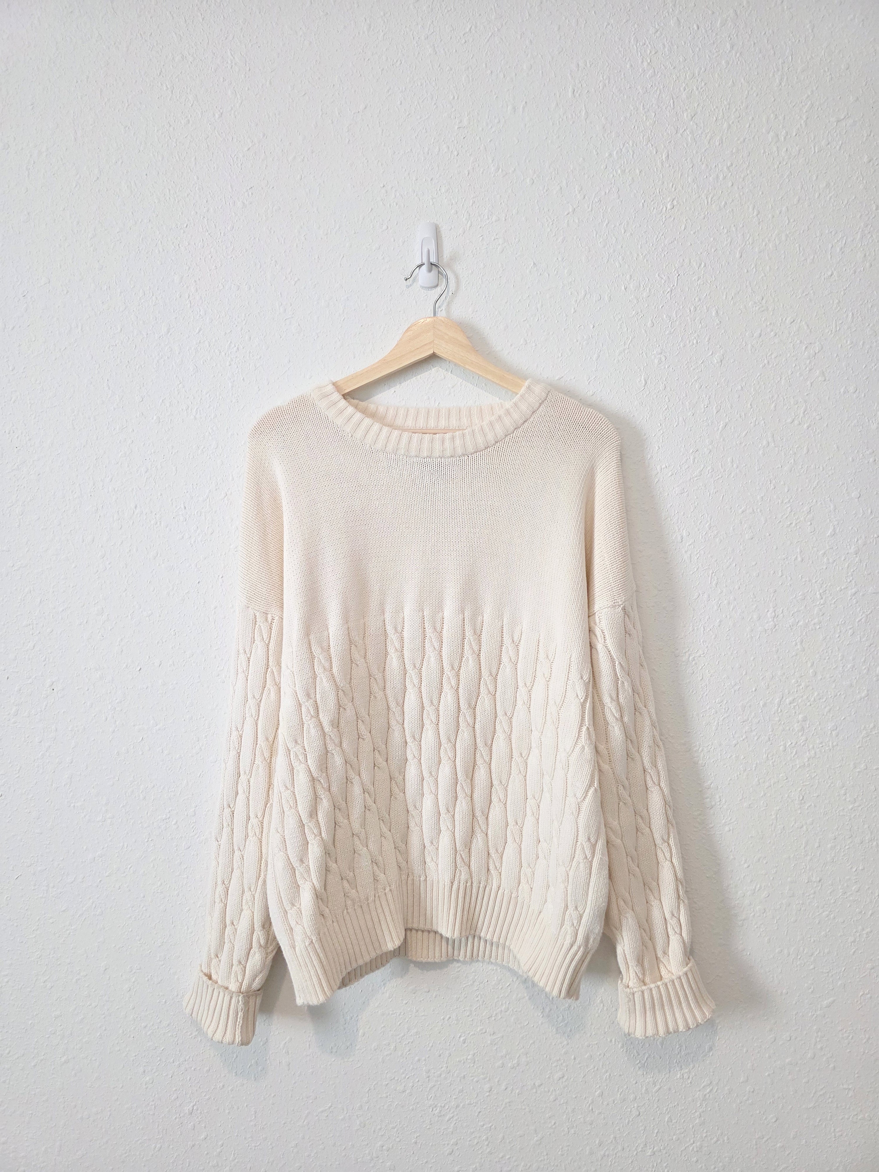 Vintage Eddie Bauer Cotton Sweater (XL)