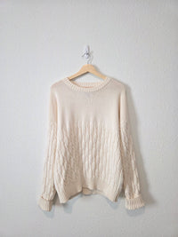 Vintage Eddie Bauer Cotton Sweater (XL)
