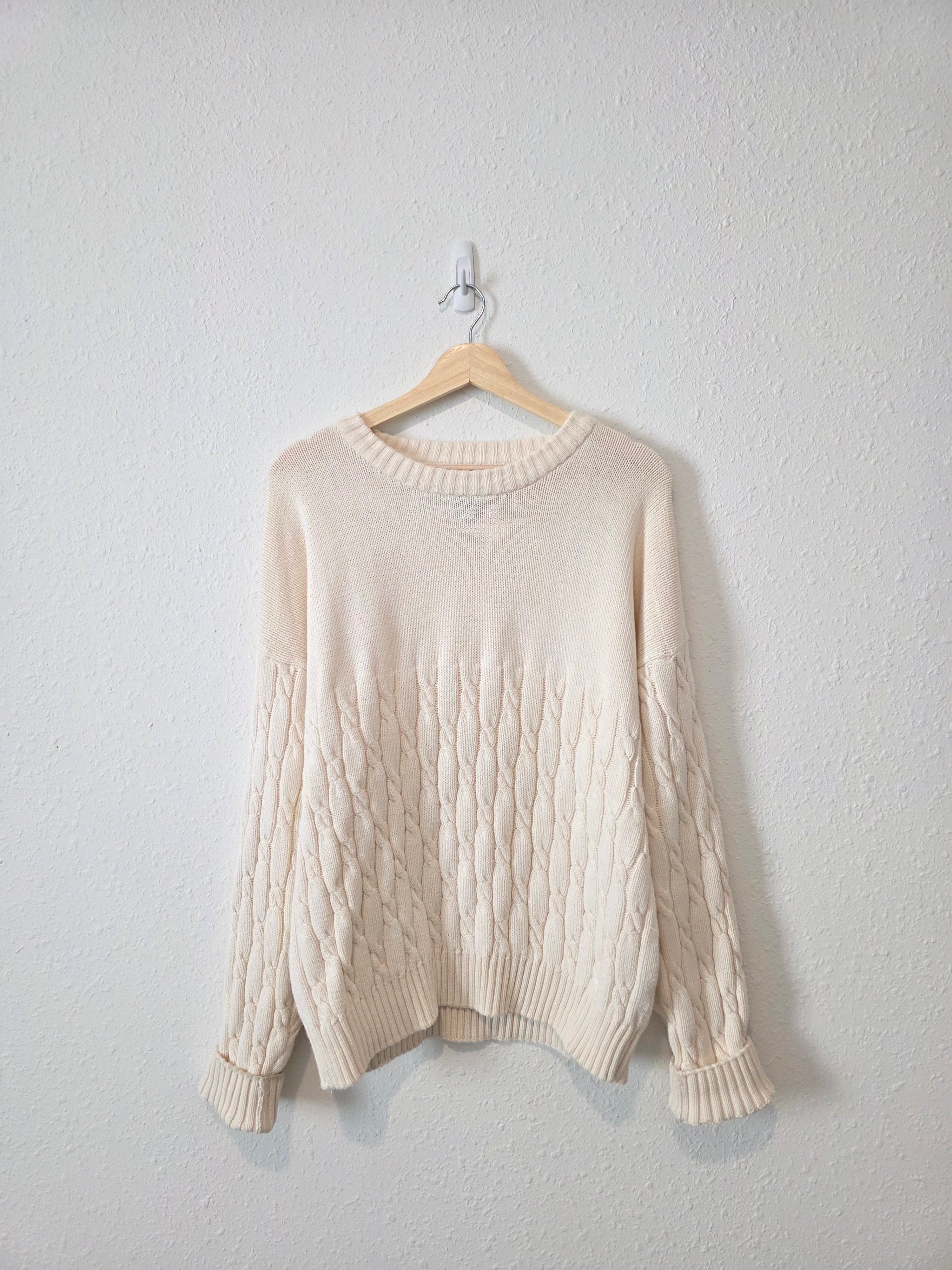 Vintage Eddie Bauer Cotton Sweater (XL)