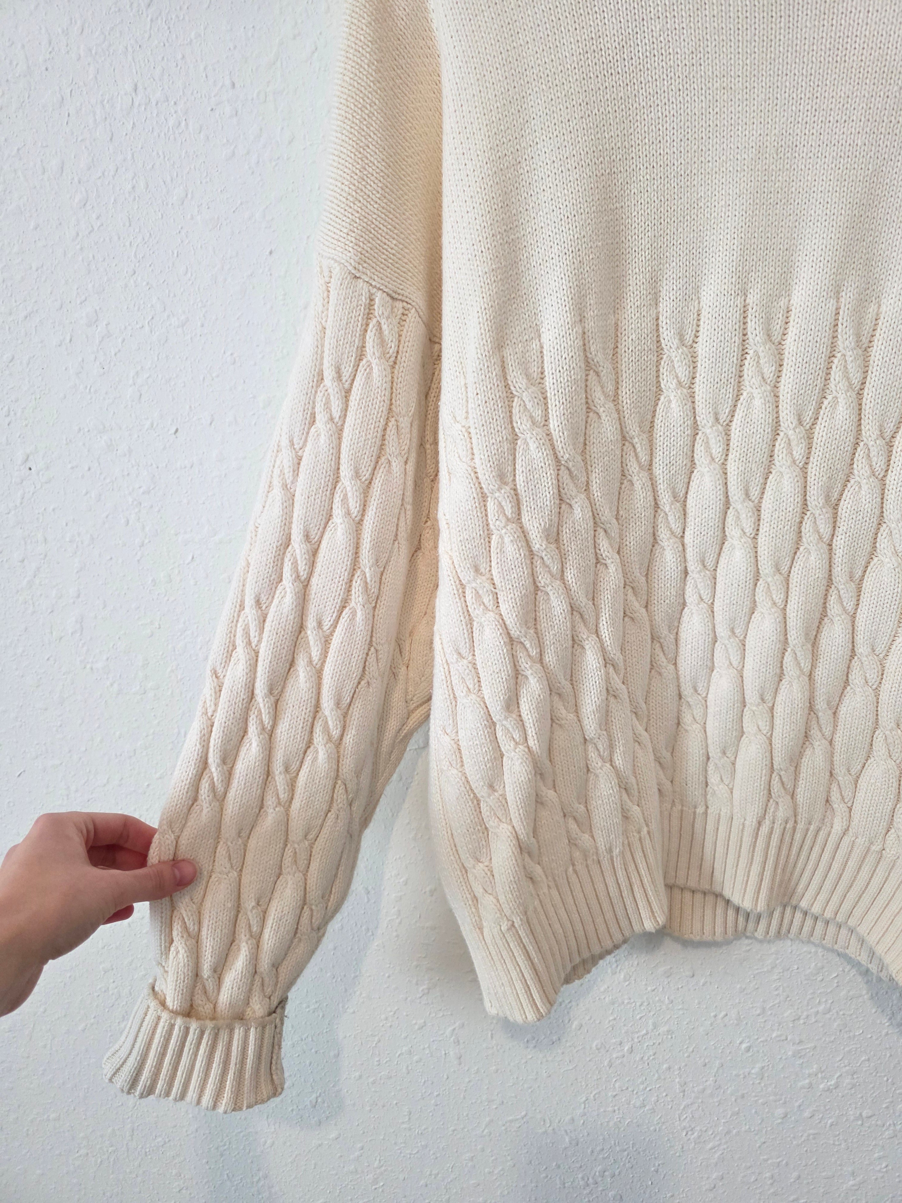 Vintage Eddie Bauer Cotton Sweater (XL)