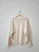 Vintage Eddie Bauer Cotton Sweater (XL)