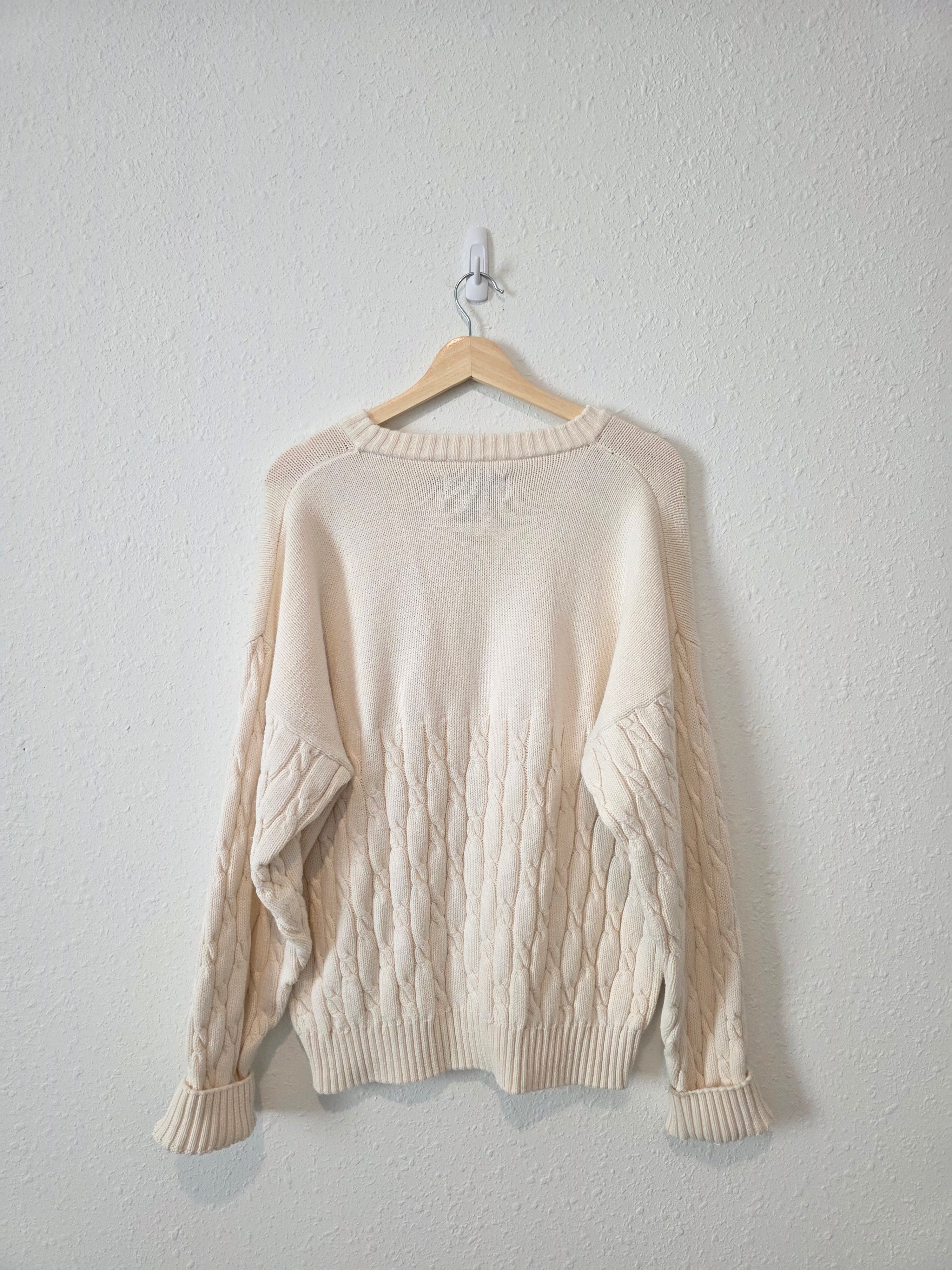 Vintage Eddie Bauer Cotton Sweater (XL)