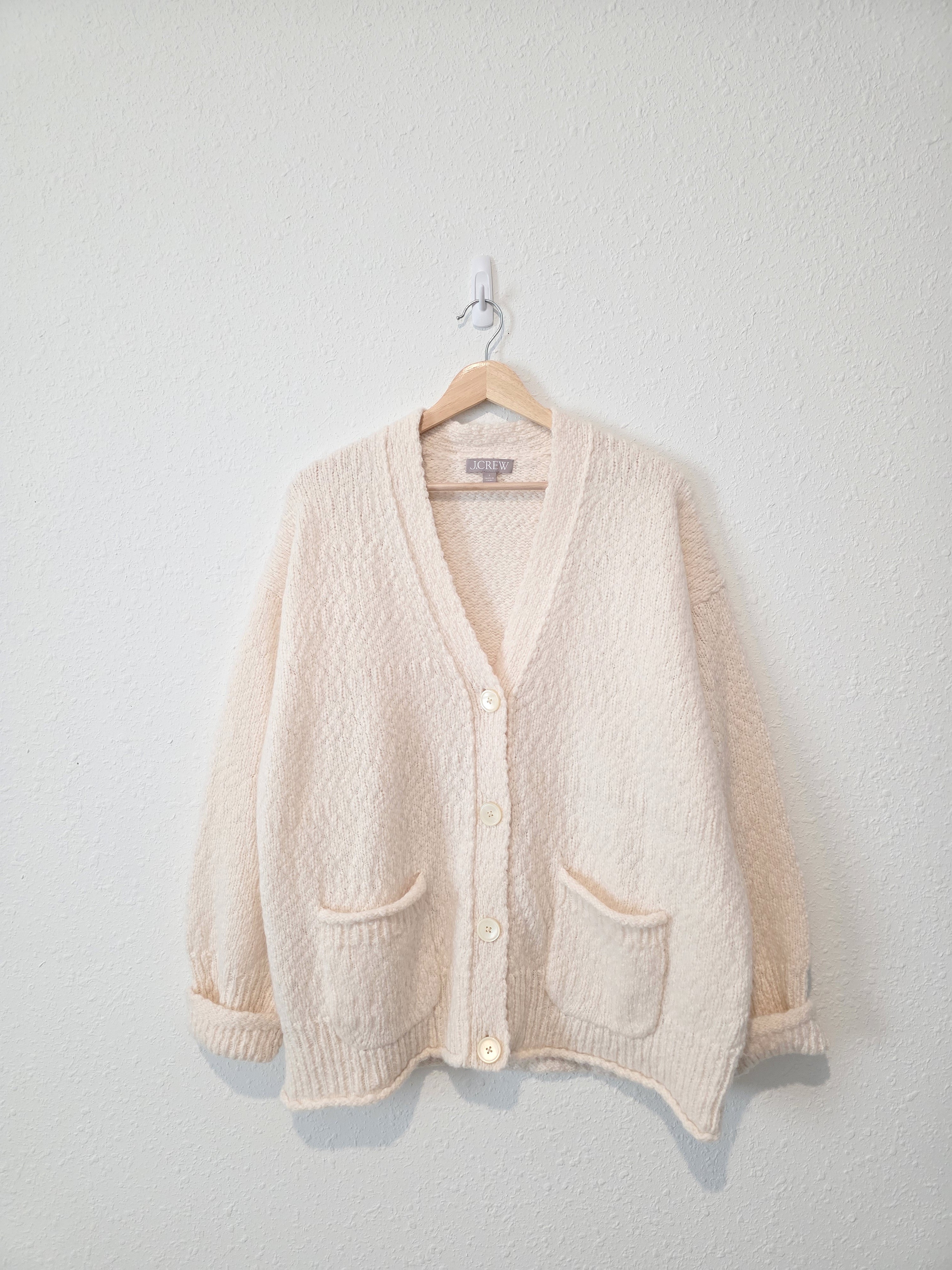 J.Crew Wool Blend Oversized Cardigan (L)