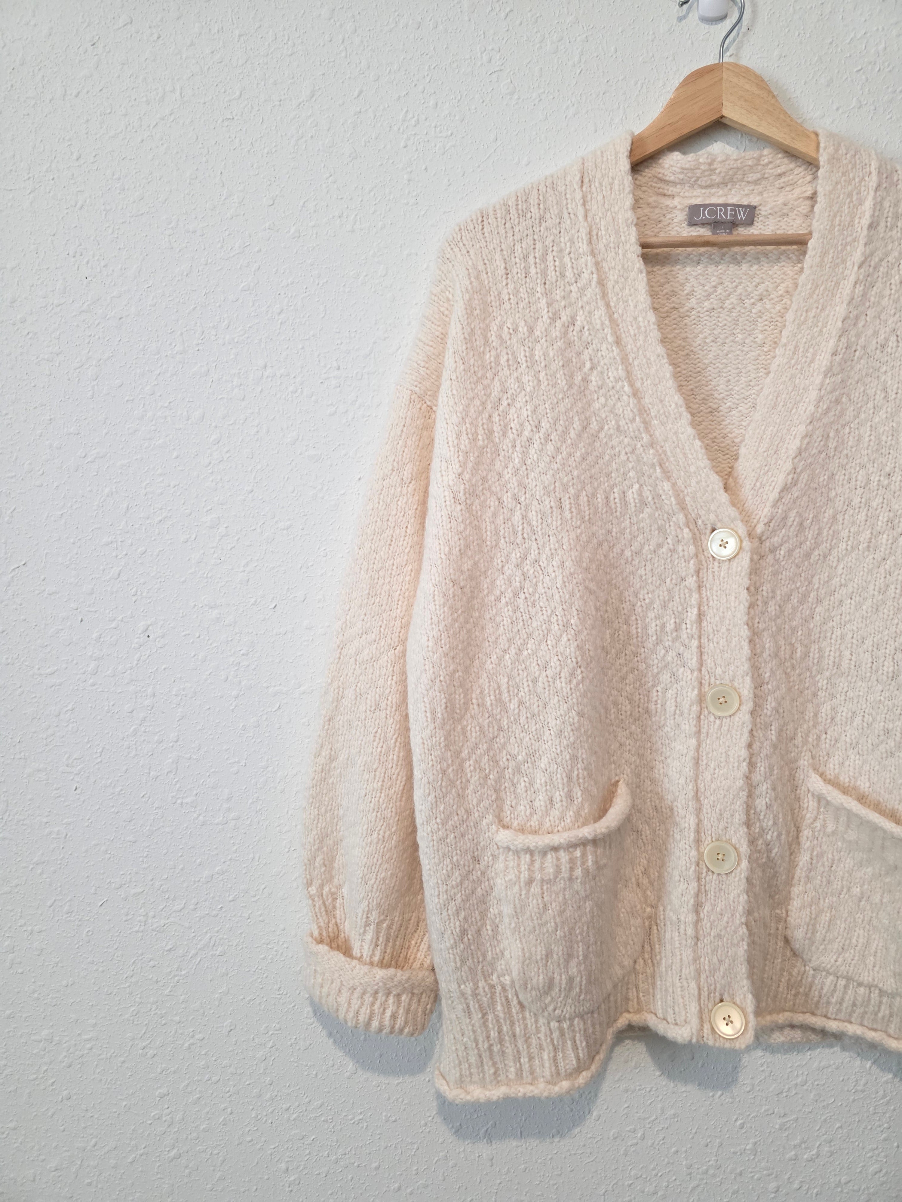 J.Crew Wool Blend Oversized Cardigan (L)
