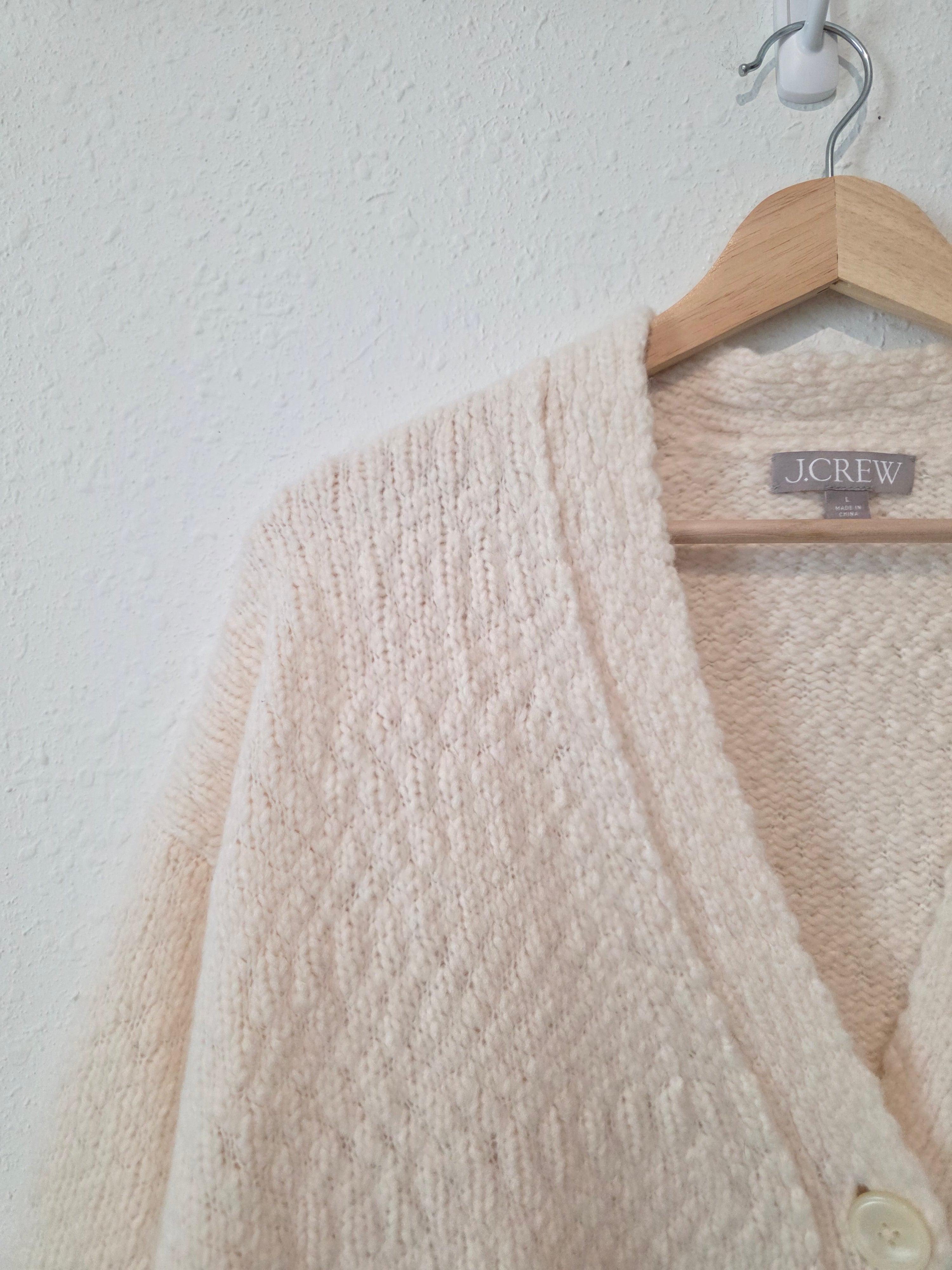 J.Crew Wool Blend Oversized Cardigan (L)