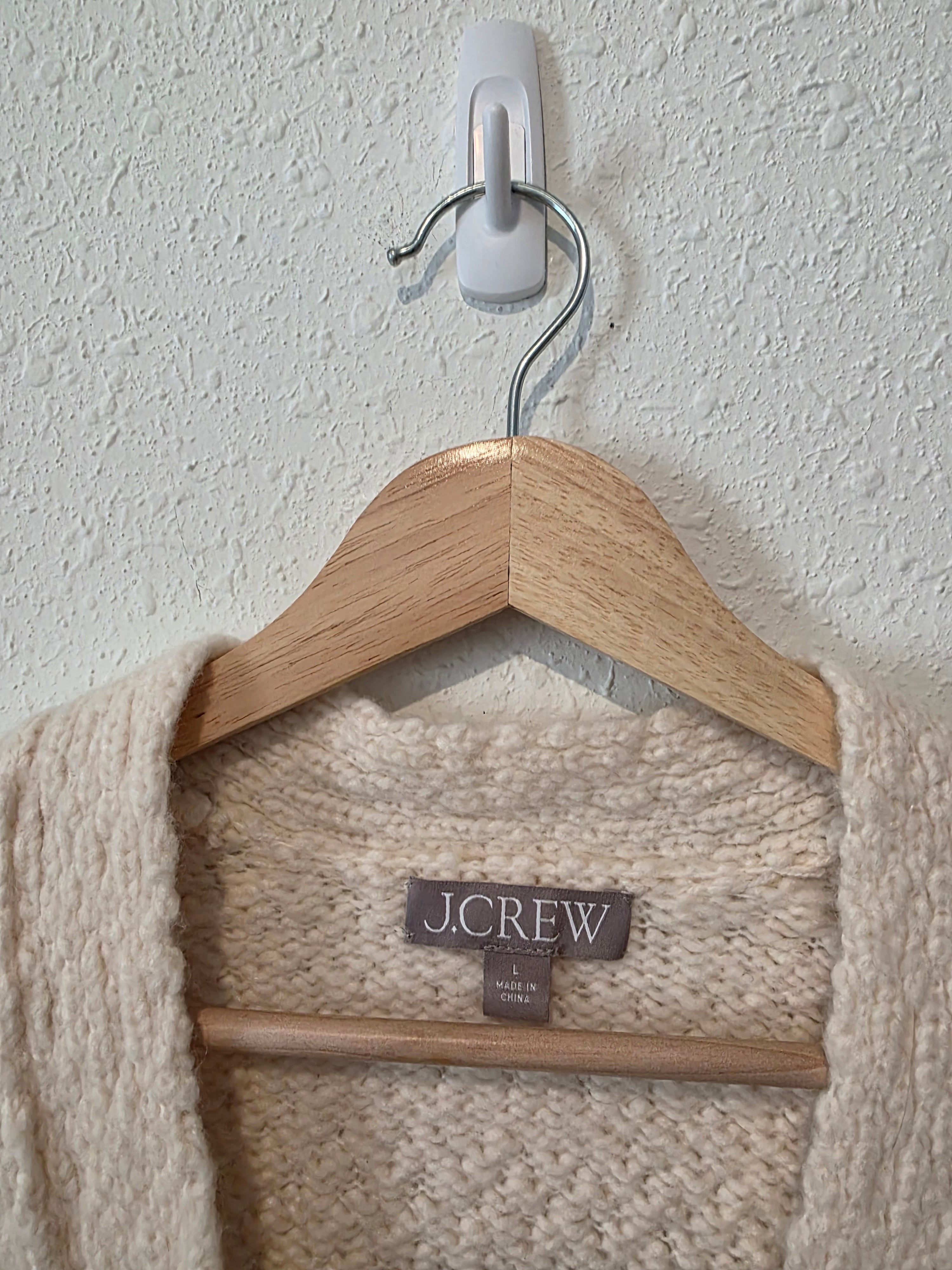 J.Crew Wool Blend Oversized Cardigan (L)