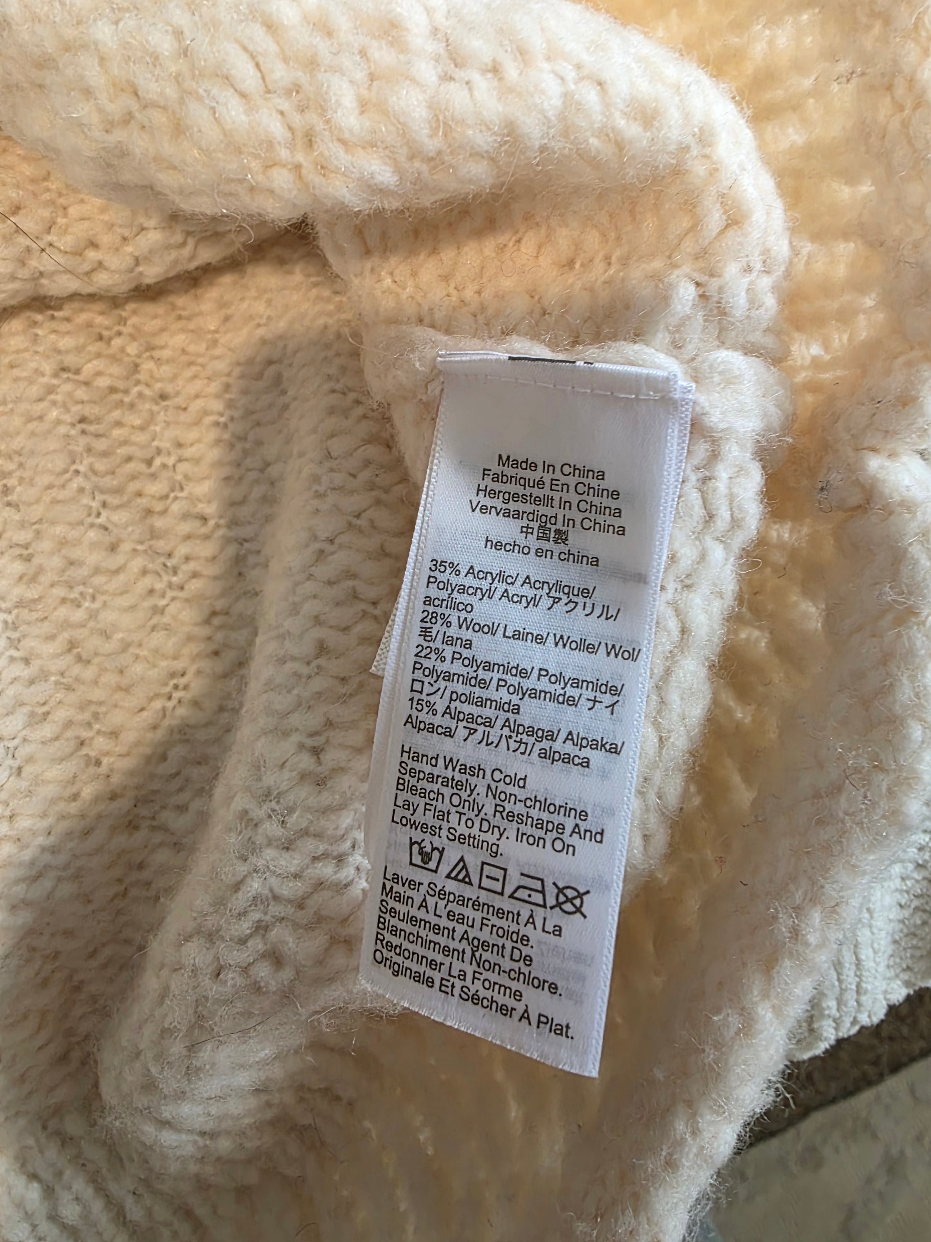J.Crew Wool Blend Oversized Cardigan (L)