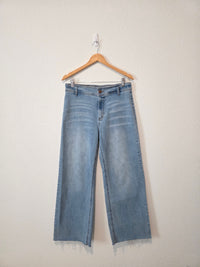 Oat Light Wash Wide Leg Jeans (10/30)