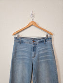 Oat Light Wash Wide Leg Jeans (10/30)