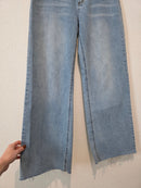 Oat Light Wash Wide Leg Jeans (10/30)