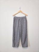 Quince Linen Gingham Pants (S)