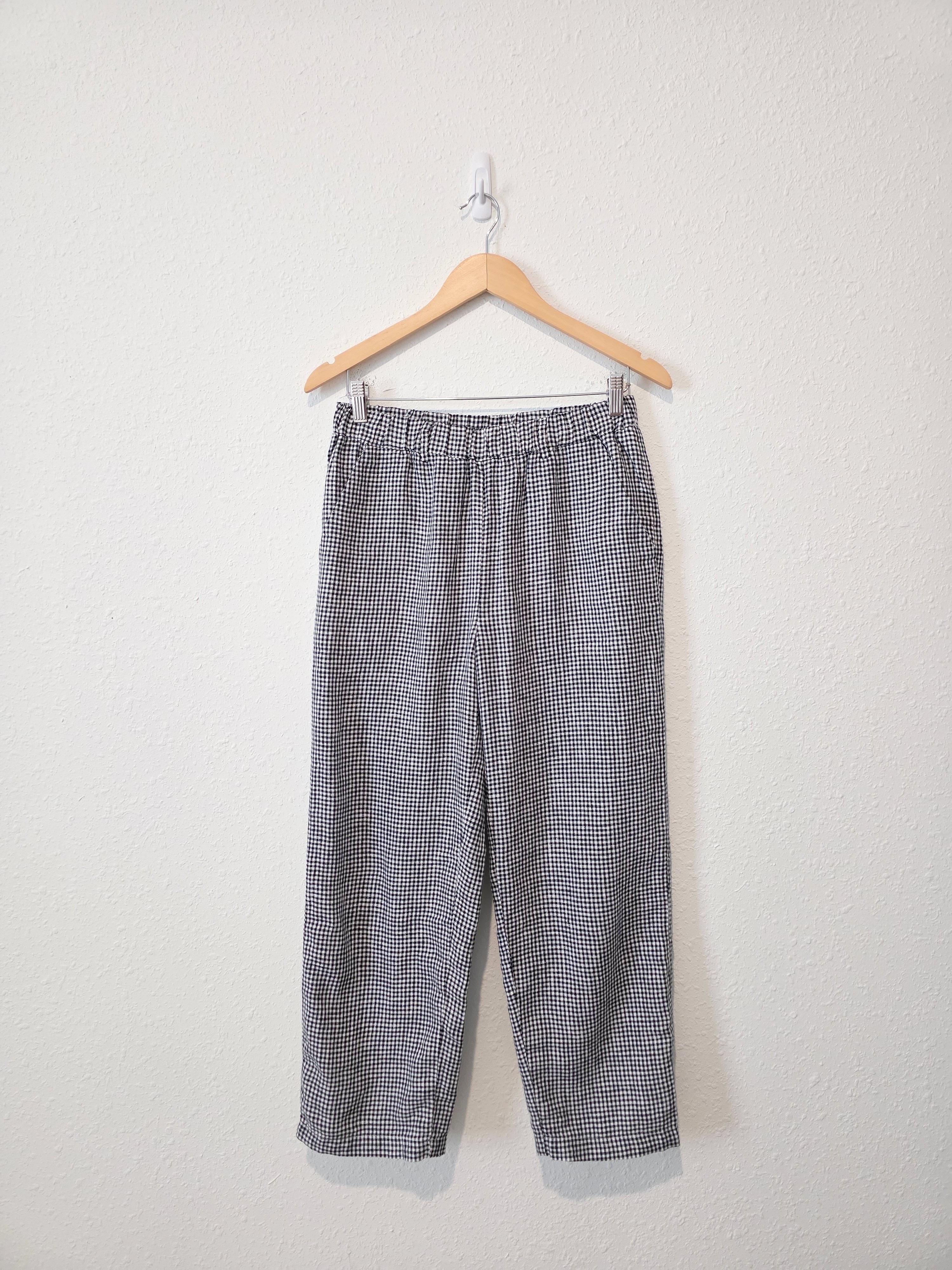 Quince Linen Gingham Pants (S)