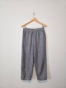 Quince Linen Gingham Pants (S)