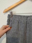 Quince Linen Gingham Pants (S)