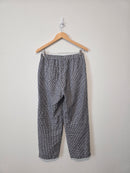 Quince Linen Gingham Pants (S)