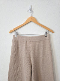 Free People Oat Waffle Pants (S)