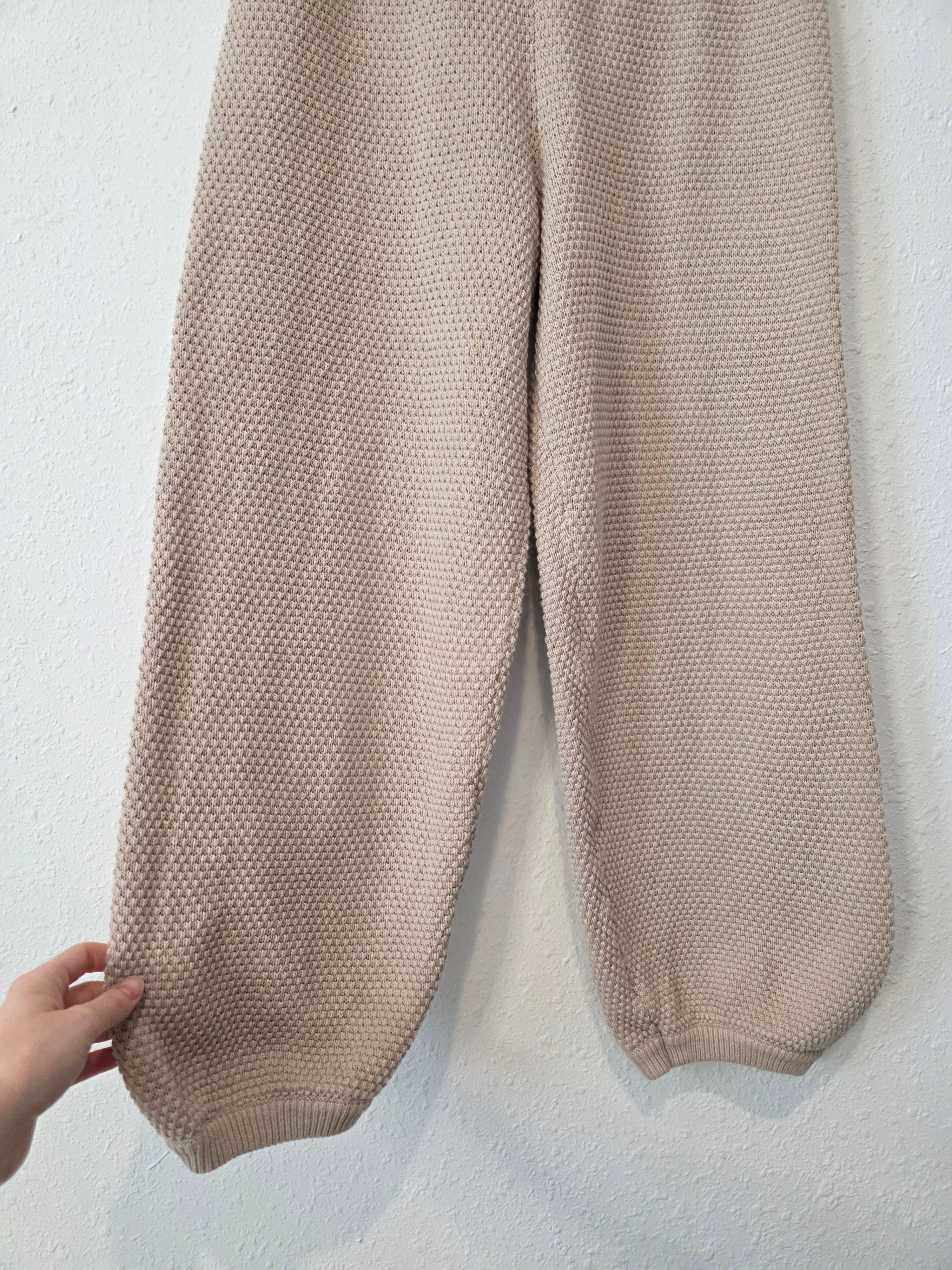 Free People Oat Waffle Pants (S)