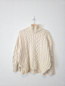 Everlane Chunky Fisherman Sweater (L)