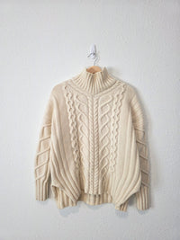 Everlane Chunky Fisherman Sweater (L)