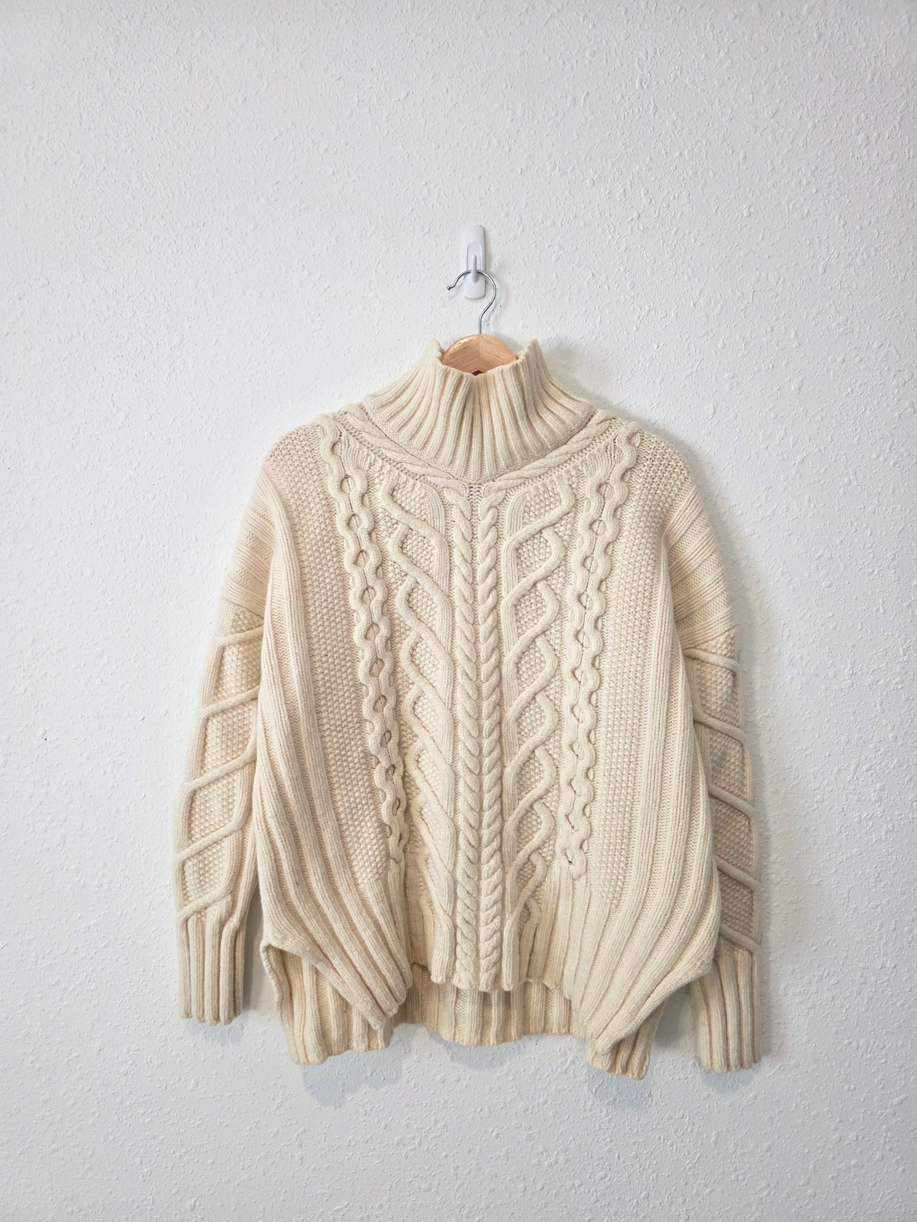 Everlane Chunky Fisherman Sweater (L)