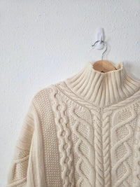 Everlane Chunky Fisherman Sweater (L)
