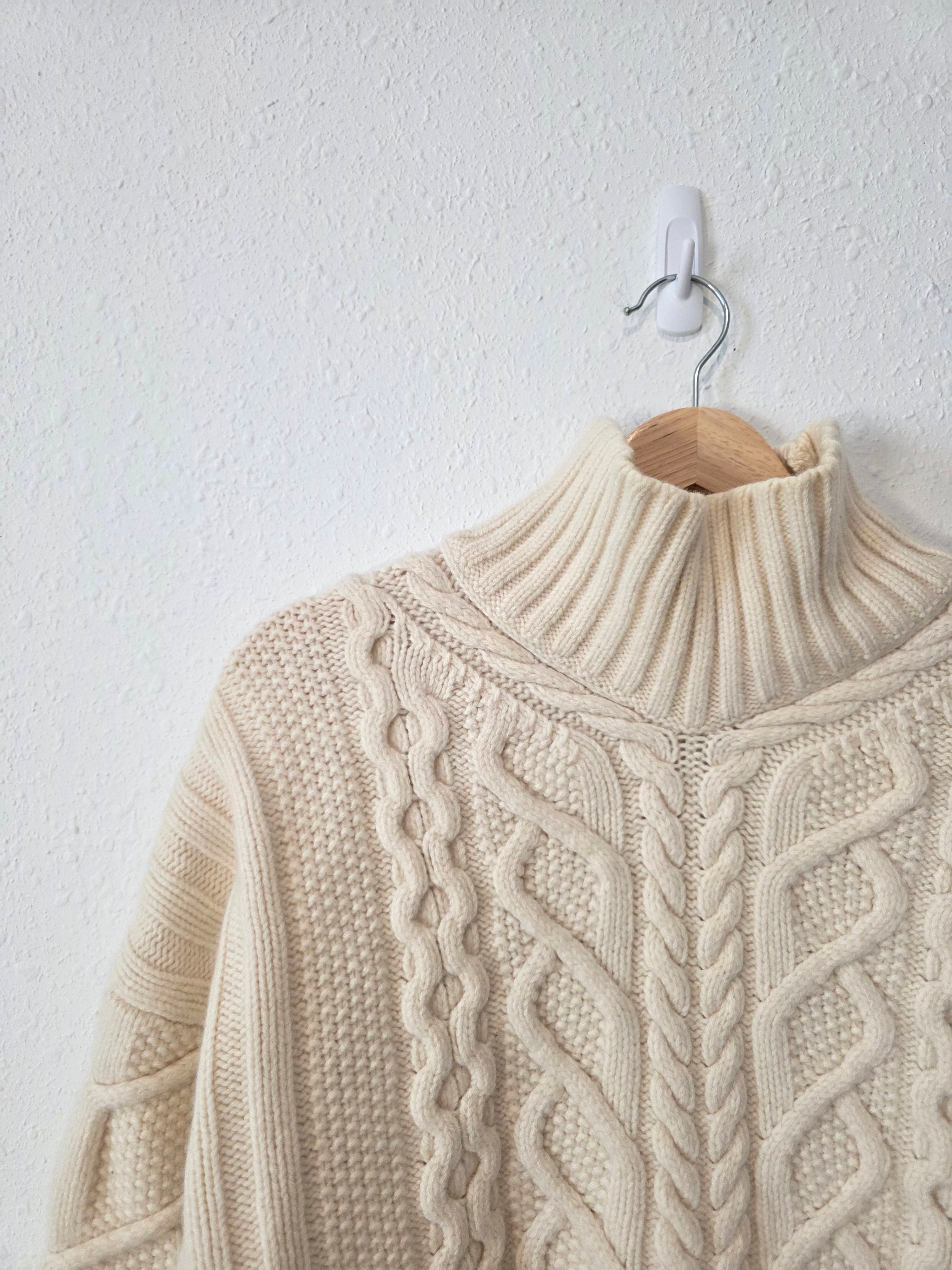 Everlane Chunky Fisherman Sweater (L)
