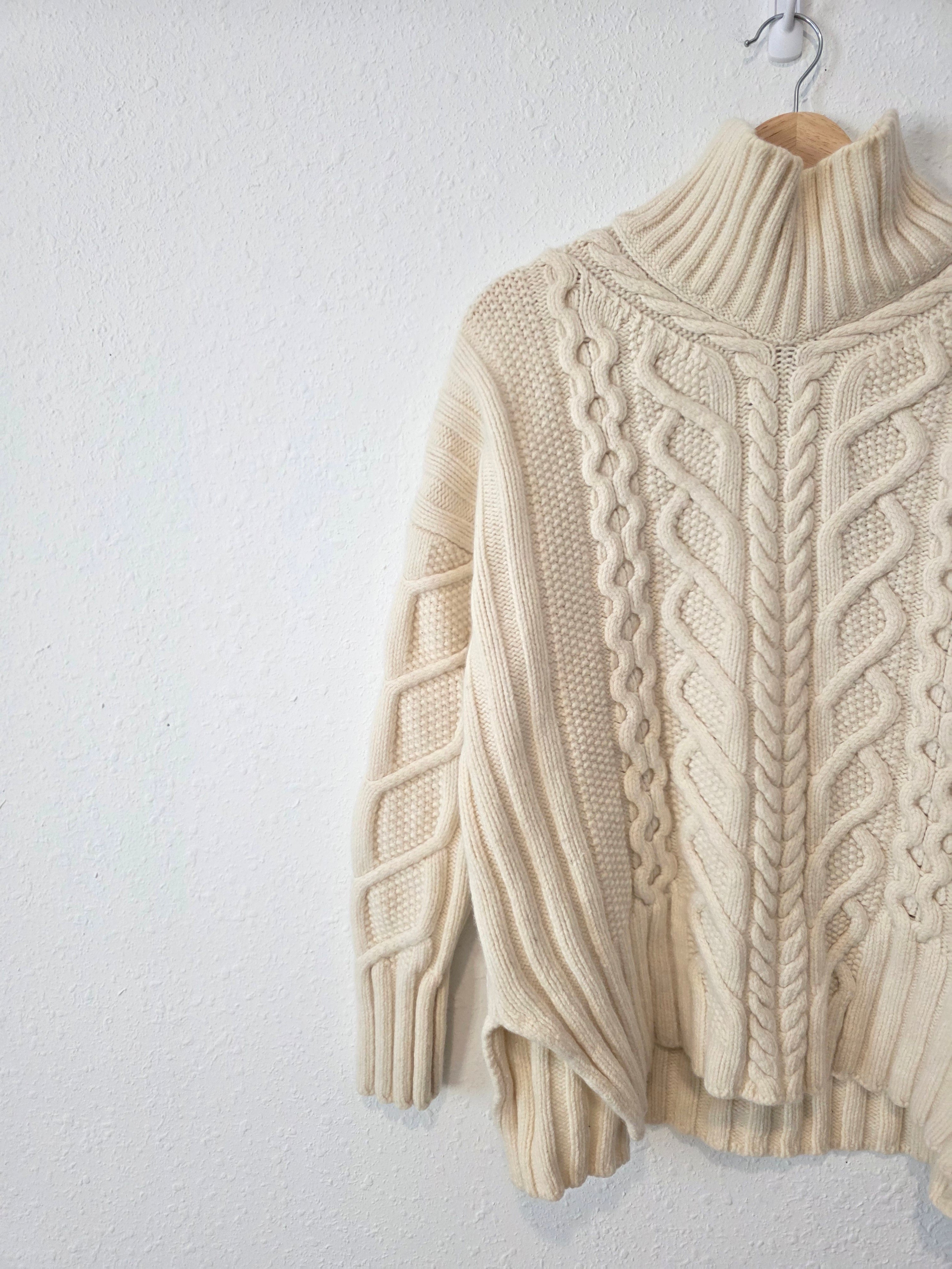 Everlane Chunky Fisherman Sweater (L)