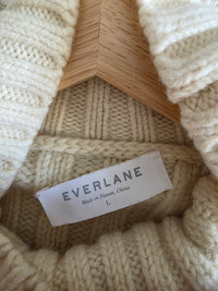 Everlane Chunky Fisherman Sweater (L)