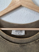 Zenana Neutral Cotton Tee (L)