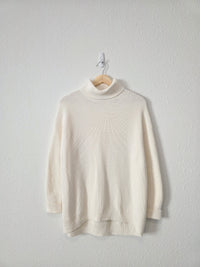 J.Crew Cotton Cashmere Turtleneck Sweater (S)