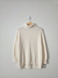 J.Crew Cotton Cashmere Turtleneck Sweater (S)